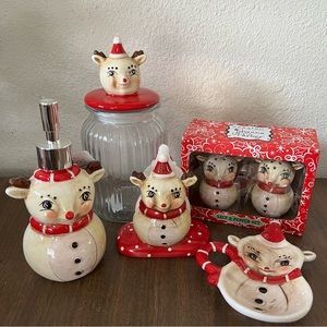 Johanna Parker Ceramic Christmas Reindeer Bundle